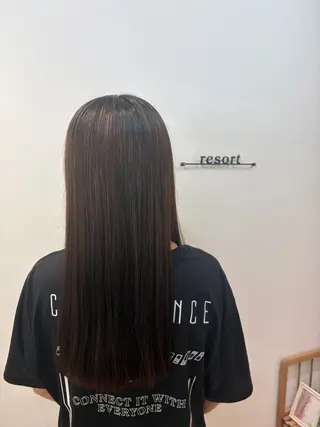 ロング 北川 智花のヘアスタイル