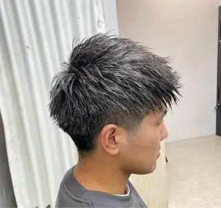 ショート カラー パーマ ヘアアレンジ メンズ キッズ ネイル マツエク・マツパ アイブロウ エクステモデル募集 💗大阪梅田/川上のヘアスタイル