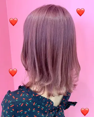 ミディアム カラー 新宿駅近♡個室 ♡関口三都季🌜のヘアスタイル