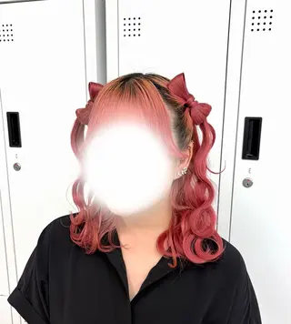 ミディアム ヘアアレンジ 艶カラー┊͙透明感 ┊͙横浜┊͙みゆ🩵のヘアスタイル