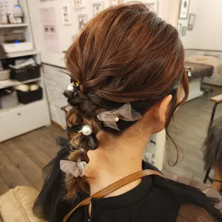 ミディアム ヘアアレンジ ESTELA... OHARA のヘアスタイル