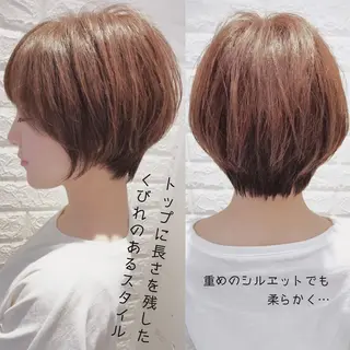 ショート カラー 大人女性ショート専門 tomodaのヘアスタイル