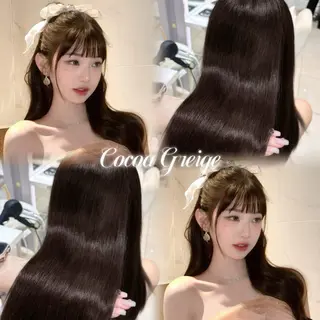 ロング 韓国風レイヤー/ 銀座🤍Fukaのヘアスタイル