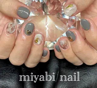 ネイル miyabi nail 桂川駅近くのネイルデザイン