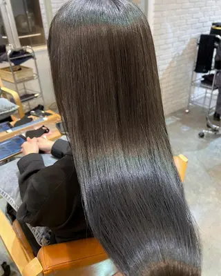 ロング 縮毛矯正&髪質改善 ⭐️OGUのヘアスタイル