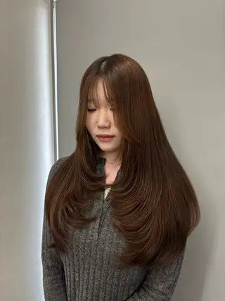 ロング mitty aikaのヘアスタイル