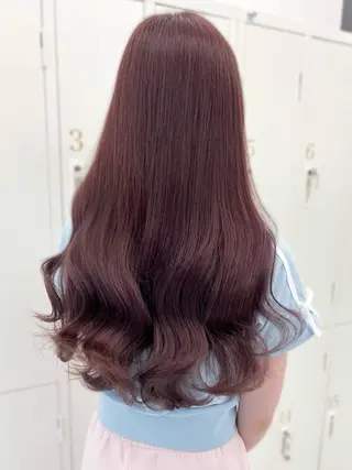 ロング カラー 盛れる顔周り🤍渋谷 Risa🎀のヘアスタイル