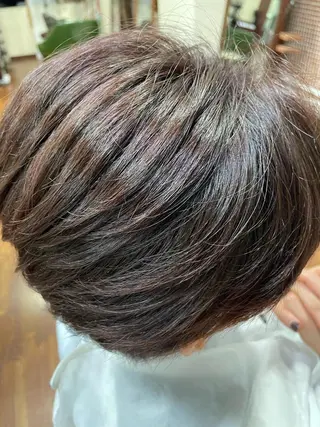 ショート カラー メンズ 浅岡 昭汰のヘアスタイル