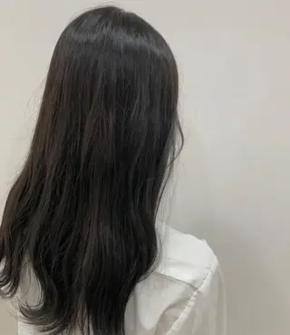 ロング カラー 脱白髪染め美容師 竹内涼乃のヘアスタイル