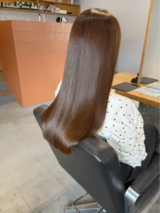 ロング カラー ✨髪質改善カラー✨ 韓国ヘア/伊藤知也のヘアスタイル