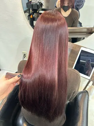 ロング カラー 🤍透明感/韓国風 🤍サクラギヒトミのヘアスタイル