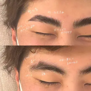 メンズ アイブロウ 吉祥寺kasumi 🌛eye/browのマツエク・マツパデザイン