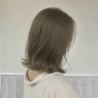 ミディアム カラー YUMEKA🩶/ 透明感カラー🥣のヘアスタイル