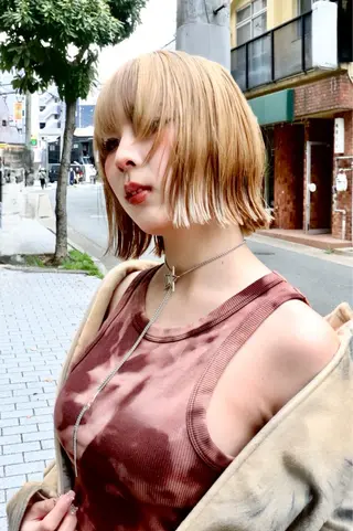カラー 🌟デザインカラー 久保悠那のヘアスタイル