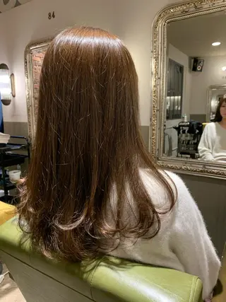 ロング カラー 韓国スタイル🇰🇷 annaのヘアスタイル