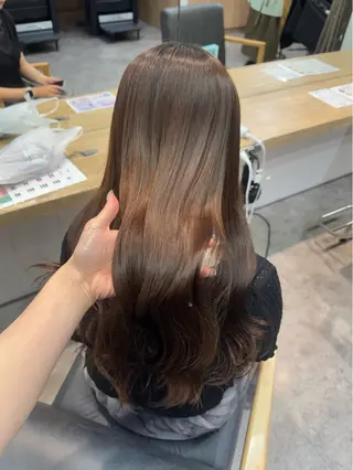 ロング カラー ヘアアレンジ 髪質改善縮毛矯正/ エクステ/ひふみ🌛のヘアスタイル