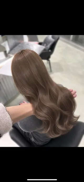 ロング カラー Ryo/名古屋 /小顔レイヤーカットのヘアスタイル