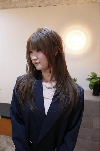 ロング 愛花/久屋大通/ 切りっぱなしボブのヘアスタイル