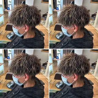 カラー パーマ メンズ メンズパーマ特化 店長望月謙二郎のヘアスタイル