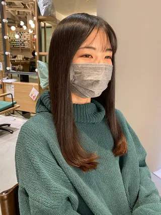 セミロング unopulir 景山 凌のヘアスタイル