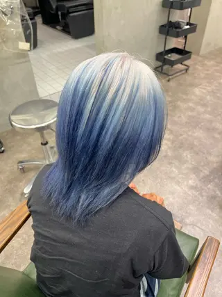 ミディアム カラー 💎ブリーチ特化💎 リタッチ/RYUTOのヘアスタイル