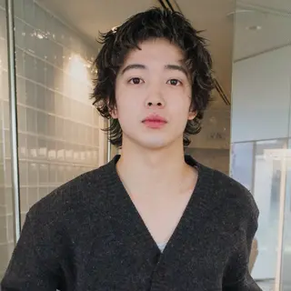ショート カラー パーマ メンズ ボブ特化美容師/ ボブパーマ/ミツイのヘアスタイル