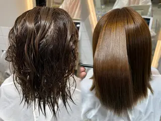 ロング レイヤーカット/ 縮毛矯正/TERUのヘアスタイル