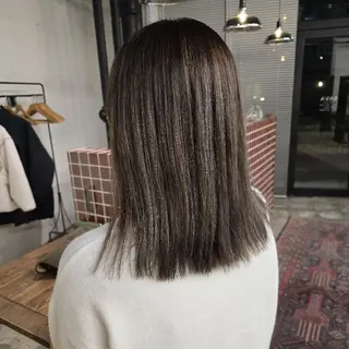 カラー セミロング ハヤシ マユ ✂ 府中美容室のヘアスタイル