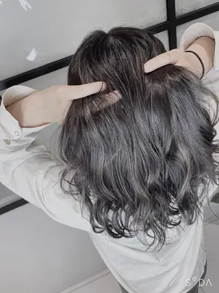 セミロング 【Gluck】高橋 大治のヘアスタイル