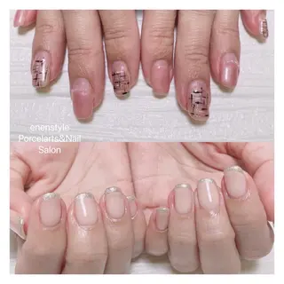 ミディアム ネイル 🐾enen style 🐾のネイルデザイン