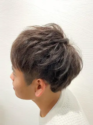 ショート カラー メンズ 堀 広夢のヘアスタイル