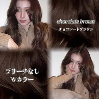 ロング カラー 韓国レイヤー🇰🇷 /縮毛矯正💎/月音のヘアスタイル