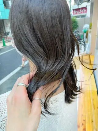 セミロング カラー HIROKI ”博多 /ボブのヘアスタイル