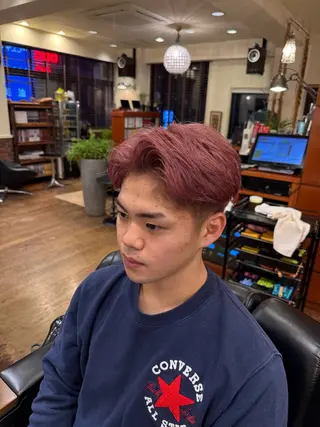 カラー メンズ 榎宮 隆富のヘアスタイル