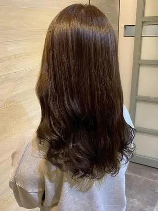 パーマ セミロング N° il duca 札幌のヘアスタイル