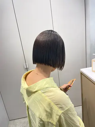 ショート 表参道レイヤーカット 髪質改善山岸季生のヘアスタイル