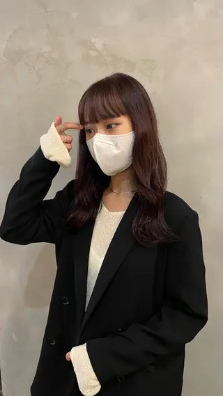 セミロング カラー 原宿/ケパーマ 🧺ユウマのヘアスタイル
