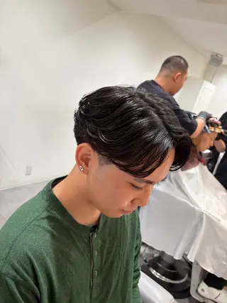 ショート パーマ メンズ メンズ特化･フェザー パーマ コウタロウのヘアスタイル