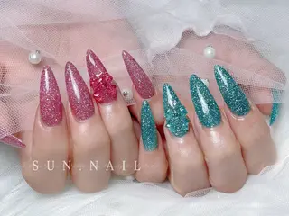 ネイル SUN nail上本町のネイルデザイン