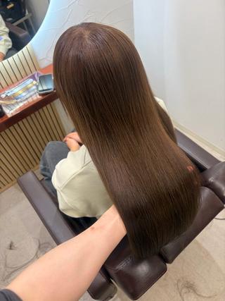 ロング カラー 盛れる艶カラー× レイヤーカット/咲来のヘアスタイル