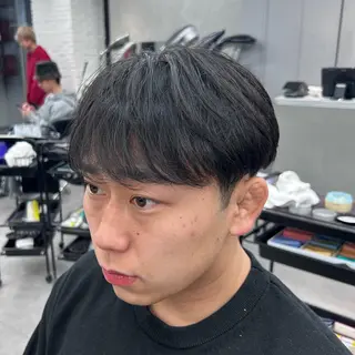 メンズ 🪶フェザーパーマ& 縦落ちパーマ/かずまのヘアスタイル