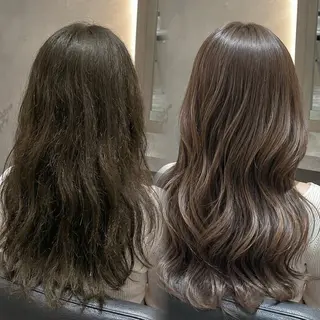 ロング レイヤー/髪質改善 /透明感カラーユウトのヘアスタイル
