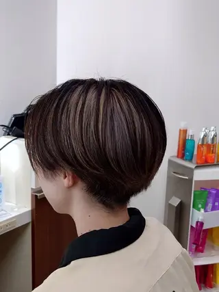 ショート カラー 田村 猛のヘアスタイル