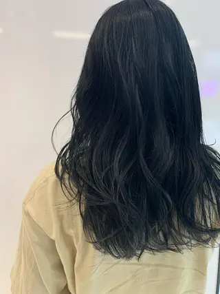 セミロング カラー ハッシュカット /MANAMIのヘアスタイル