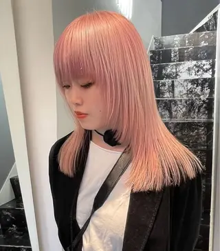 セミロング カラー 似合わせカット/ naokoのヘアスタイル