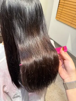 ロング カラー 明 (めい)のヘアスタイル