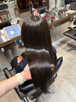 ロング カラー 透明感カラー✧︎*。 細田 碧のヘアスタイル