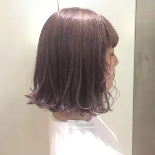 ミディアム カラー 遠藤沙也加 /レイヤーカットのヘアスタイル