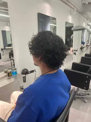 ミディアム パーマ特化美容師 佐藤壮流のヘアスタイル