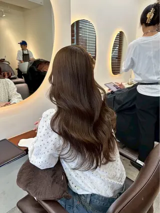 ロング 小佐田 航平のヘアスタイル